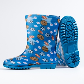 Botas de agua Shelovet azul para niño 3