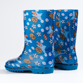 Botas de agua Shelovet azul para niño 4