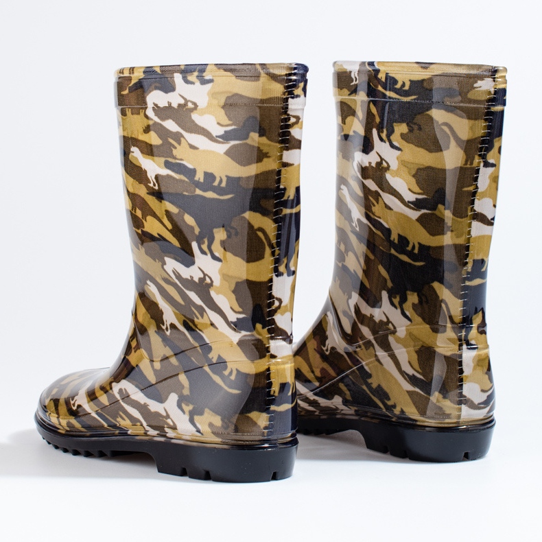 Botas de agua de camuflaje para niños Shelovet multicolor 2