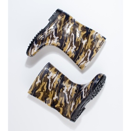 Botas de agua de camuflaje para niños Shelovet multicolor 3