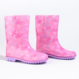 Botas de agua rosa Shelovet niña rosado 1 Botas de agua rosa Shelovet niña rosado 1