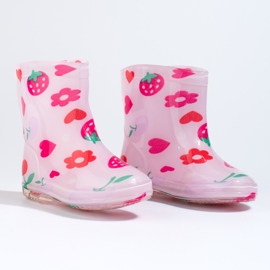 Botas de agua niña Shelovet fruit rosa rosado 1