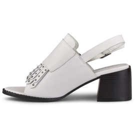 La.Fi Sandalias blancas con tachuelas blanco 7
