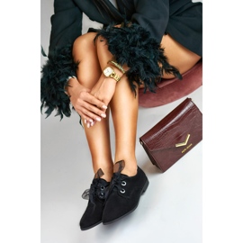La.Fi Zapatos elegantes de ante negro 3