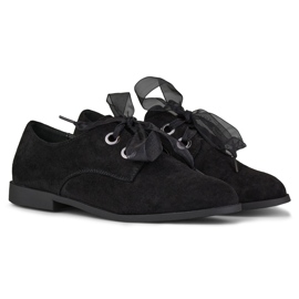 La.Fi Zapatos elegantes de ante negro 8