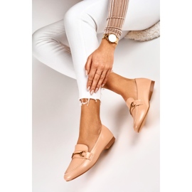 Zapatos mujer beige elegantes 4