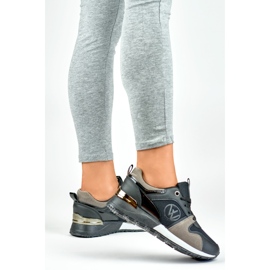 Zapatillas de moda Jersy negras negro 3