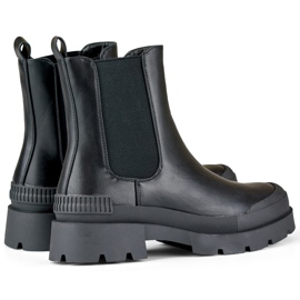 Botas negras de mujer con suela negra negro 6