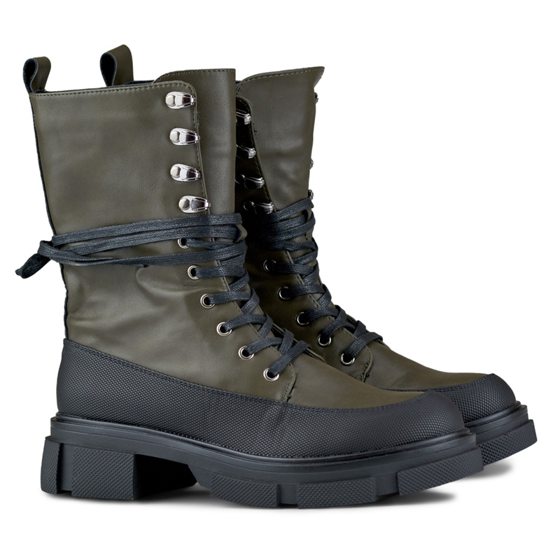 Botas altas de mujer Garlin negro 1