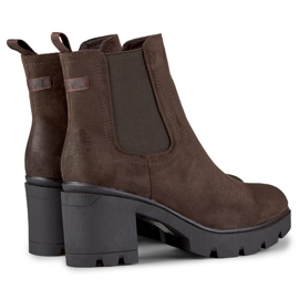 Botas de mujer clásicas de ante Adeline marrón 3