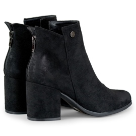 Botines de mujer en ante negro de Charlotte 2