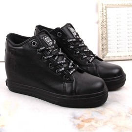 Deportivas negras mujer Cuña Big Star EE274127 negro 3