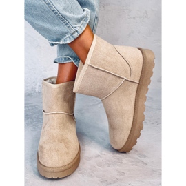 Botas de nieve cortas Ensle Beige 2