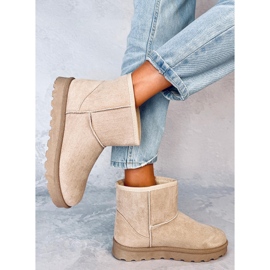Botas de nieve cortas Ensle Beige 3