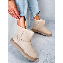 Botas de nieve cortas Ensle Beige 4