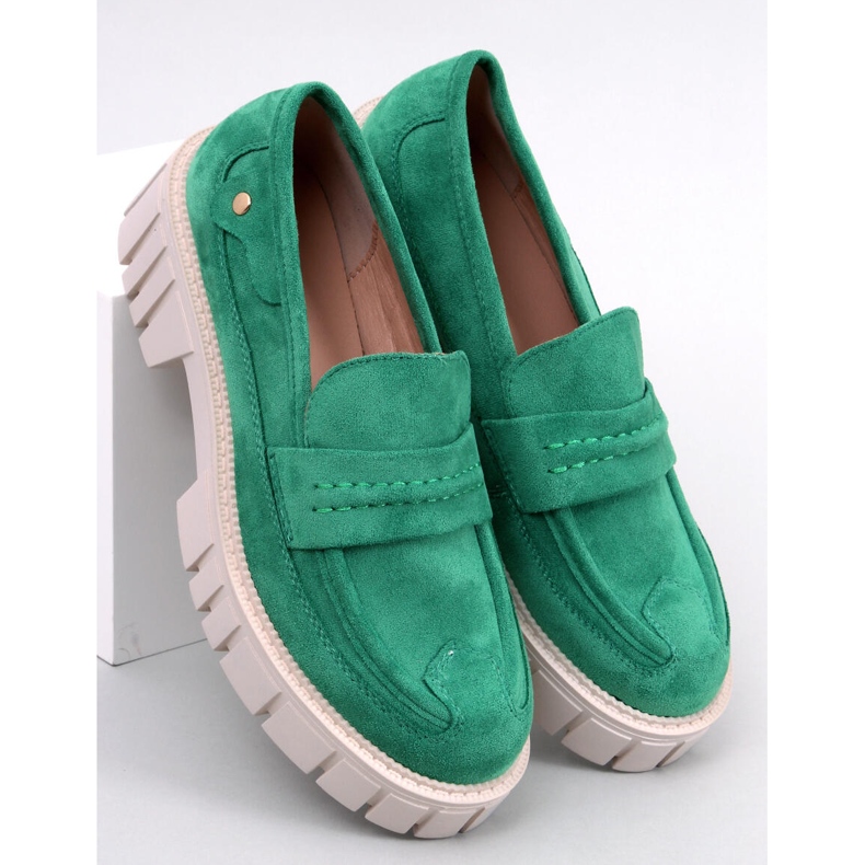 Mocasines con plataforma de Chandra Green verde 1 Mocasines con plataforma de Chandra Green verde 1