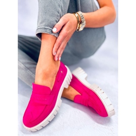 Mocasines con plataforma de Chandra Peach rosado 4