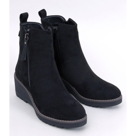 Botas de cuña negras Meyer negro 1