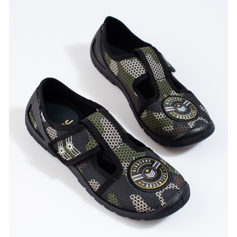 Zapatillas Shelovet con velcro para niño. gris 1