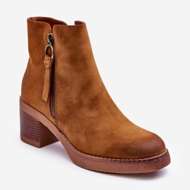 Botas Clásicas Mujer Ante Marrón Limoso 1