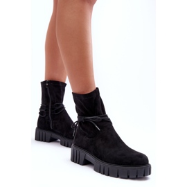 Botines Mujer Ante Negro Lineanor 3