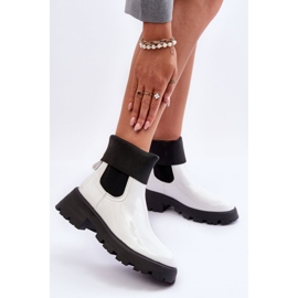 Botas Jodhpur Mujer Lacadas Pavo Blanco 3