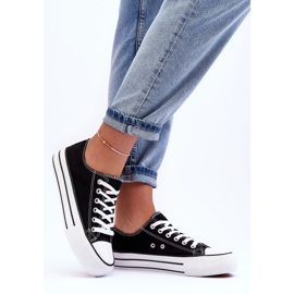 FB3 Zapatillas Clásicas De Plataforma Baja Negro Jazlyn 5