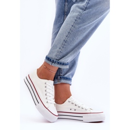 FB3 Zapatillas Clásicas De Plataforma Baja Blanco Jazlyn 4