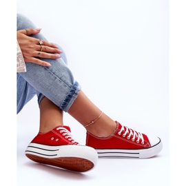 FB3 Zapatillas Clásicas De Plataforma Baja Rojo Jazlyn 7