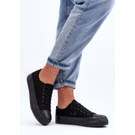 FB3 Zapatillas Clásicas De Plataforma Baja Negro Jazlyn 5