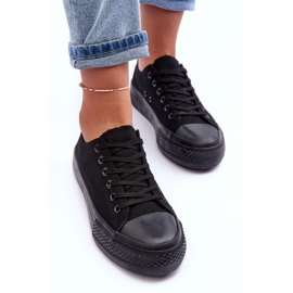 FB3 Zapatillas Clásicas De Plataforma Baja Negro Jazlyn 7