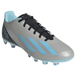 Zapatos de fútbol Adidas X Crazyfast Messi.4 FxG M IE4072 gris sombras de grey 3