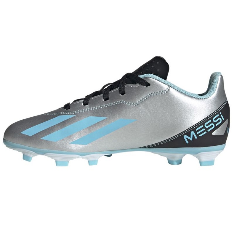 Zapatos de fútbol Adidas X Crazyfast Messi.4 FxG Jr IE4071 gris tonos de gris 1
