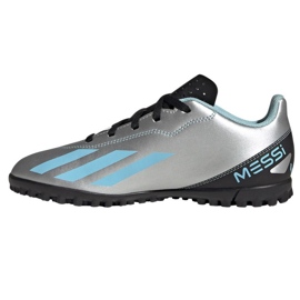 Botas de fútbol Adidas X Crazyfast Messi.4 Tf Jr IE4068 gris sombras de grey 1