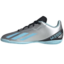 Zapatos de fútbol Adidas X Crazyfast Messi.4 In Jr IE4070 tonos de gris 1
