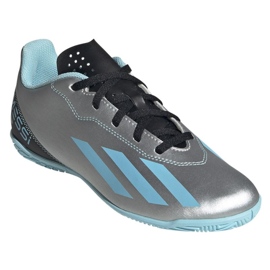 Zapatos de fútbol Adidas X Crazyfast Messi.4 In Jr IE4070 sombras de grey 3
