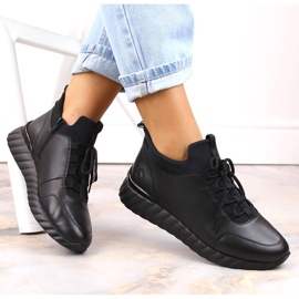 Rieker Remonte D5977-01 botas de mujer con aislamiento de cuero negro 5