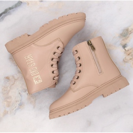 Botas aislantes beige para niña Big Star MM374154 4