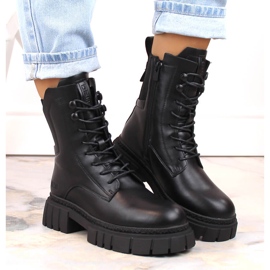 Big Star MM274581 botas de cazador negras con aislamiento para mujer negro 6
