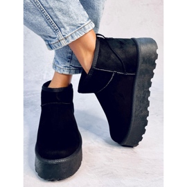 Botas de nieve con plataforma Solnis Negro 1