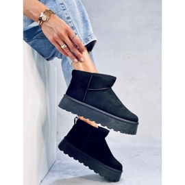 Botas de nieve con plataforma Solnis Negro 4