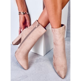 Botas de tacón caqui de Rivers beige 1