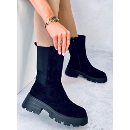 Seuss Botas Chelsea altas negras negro 3