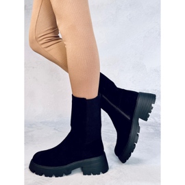 Seuss Botas Chelsea altas negras negro 2