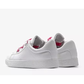 Zapatillas blancas con lazos Sabine blanco 5
