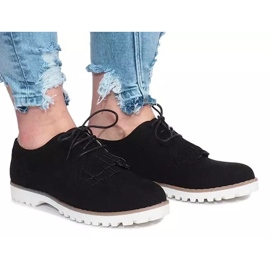 Mocasines negros con flecos de Crushing Hard 2