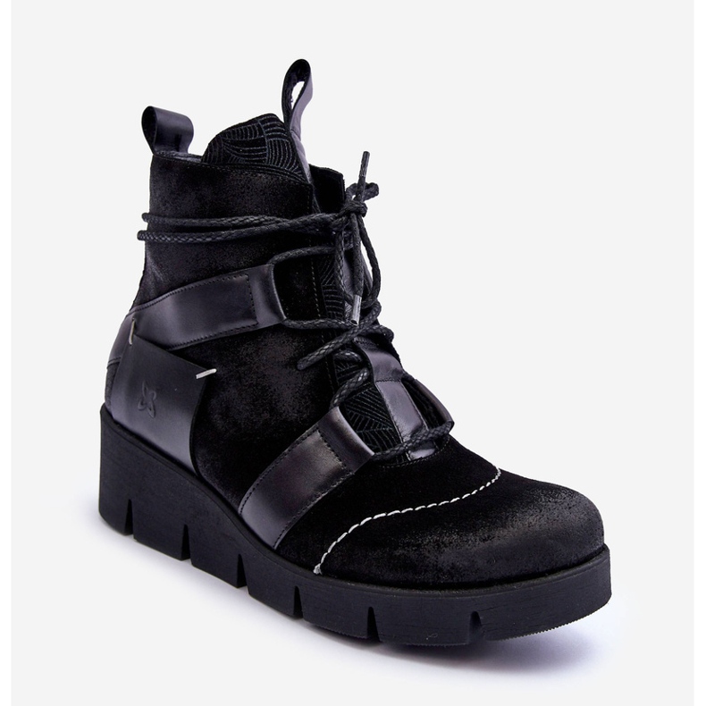 Botas Cuña Piel Maciejka 06185-01 Negro 1 Botas Cuña Piel Maciejka 06185-01 Negro 1