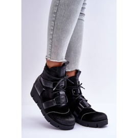 Botas Cuña Piel Maciejka 06185-01 Negro 2