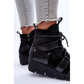 Botas Cuña Piel Maciejka 06185-01 Negro 6