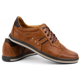 Polbut Zapatos casual hombre piel 1801PAX marrón 5